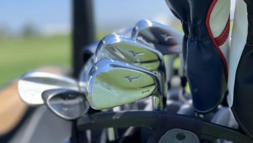 The-Mizuno-Pro-245s-in-the-bag-on-the-course