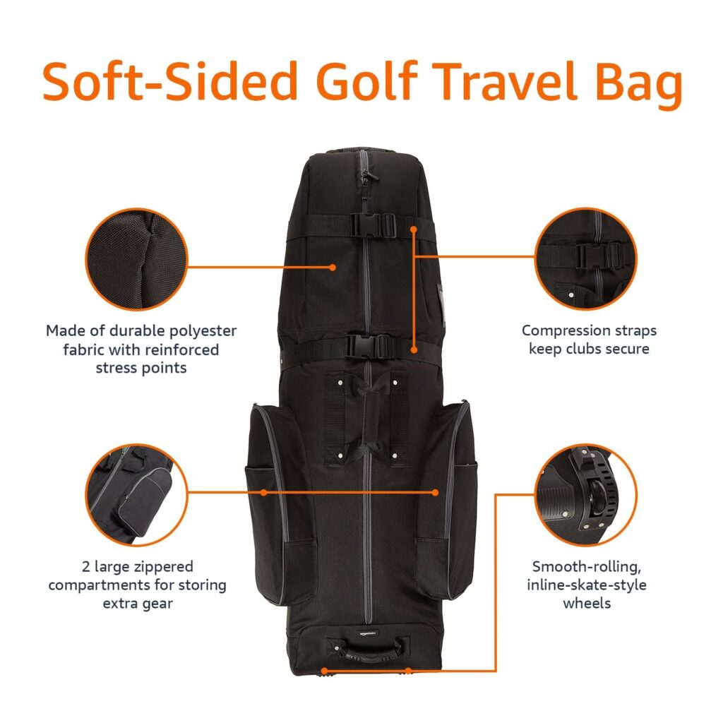 Amazon Basics Soft-Sided Golf Travel Bag Size